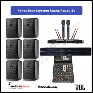 Paket Sound System Ruang Rapat Speaker JBL - 100m2 B